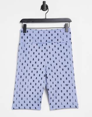 adidas blue polka dot shorts