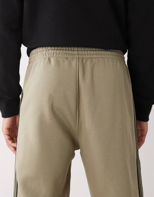 adidas Originals Mesh stripe pants in orbit green, 4 of 5