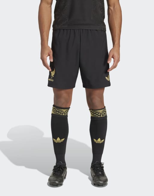 adidas Originals - Mexico 25 - Sorte shorts med guldfarvede detaljer