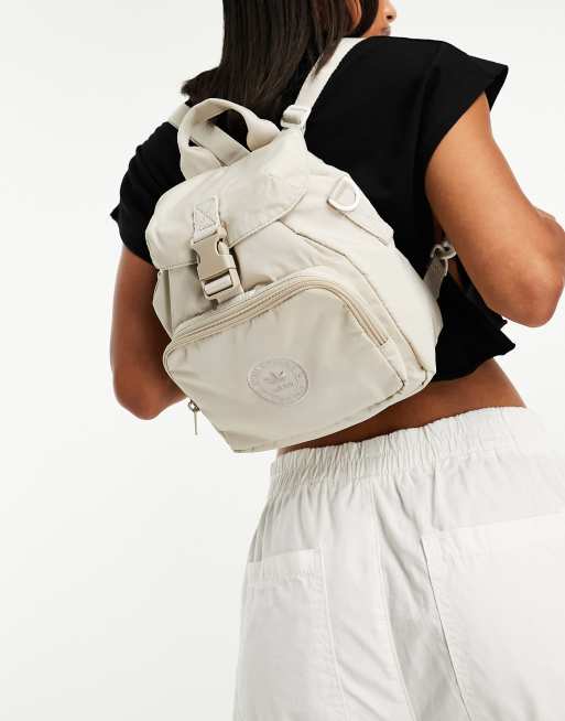 adidas Originals Micro 3.0 Mini Backpack in beige