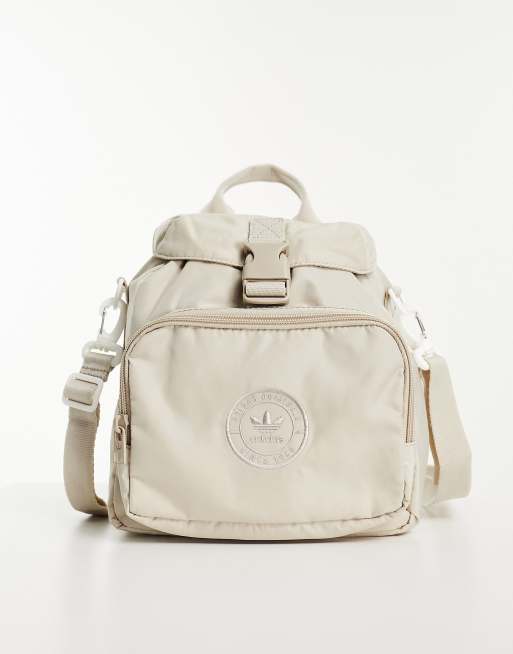 adidas Originals Micro 3.0 Mini Backpack in beige ASOS