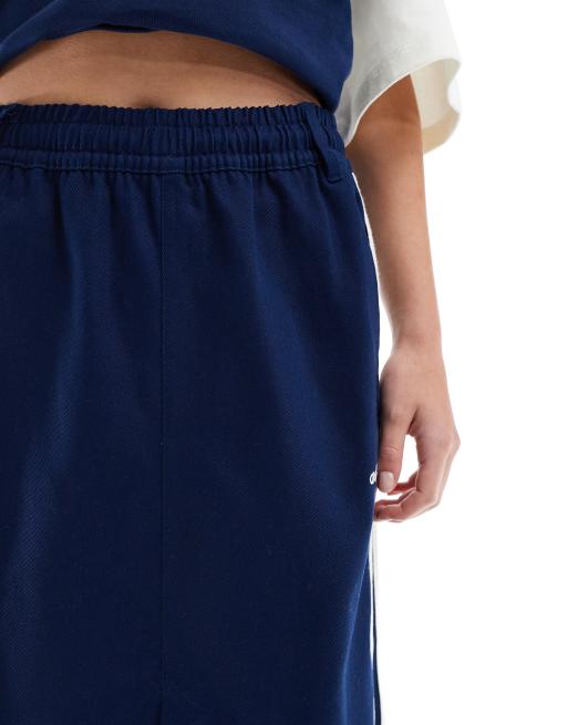 【ADIDAS】Cotton Twill Midi Skirt - Navy / IX1039 adidas WMNS Cotton Twill Midi Skirt Night Indigo IX1039