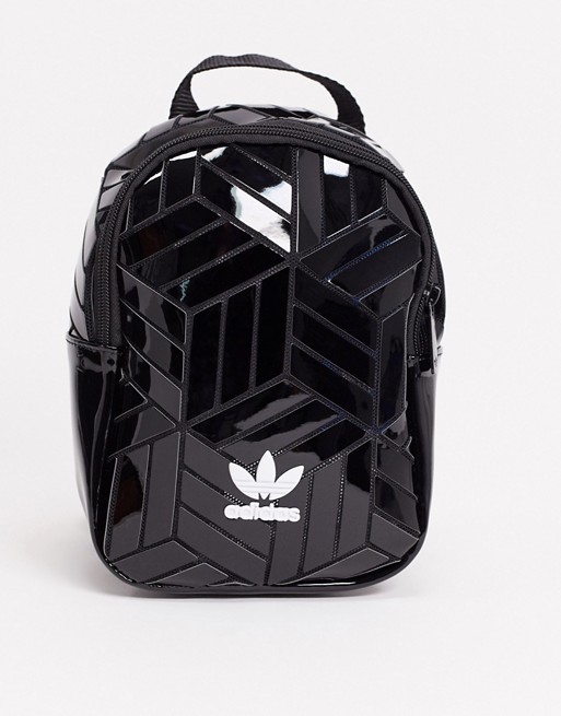 adidas Originals Mini 3D backpack in black