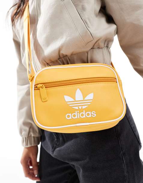 adidas Originals mini airline bag in yellow - view 1