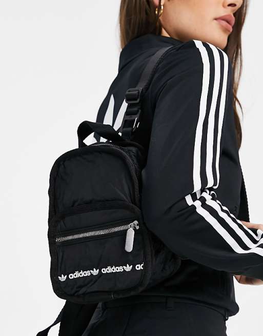 adidas Originals mini back pack in black adidas Originals mini back pack in black