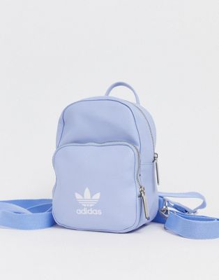 adidas mini backpack light blue