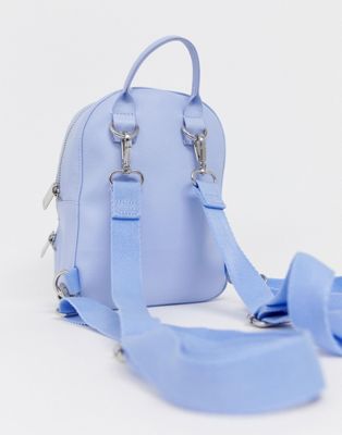 adidas mini backpack light blue