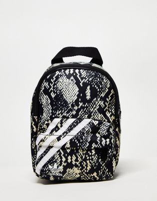 adidas Originals mini backpack in snake print