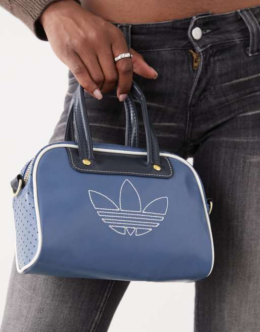 adidas Originals mini bowling bag in blue ASOS