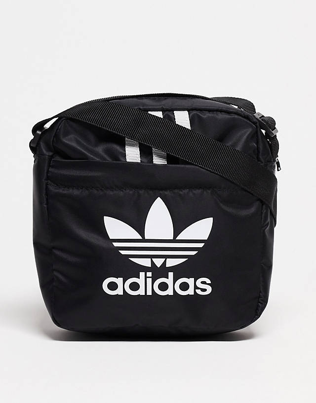 adidas Originals - mini crossbody bag in black and white