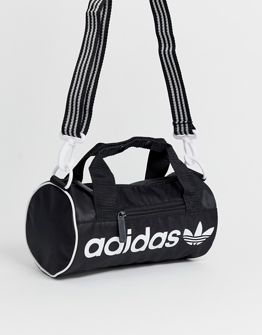 adidas Originals mini duffle bag in black | ASOS