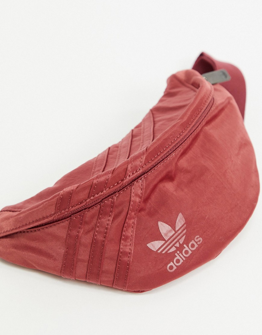 Adidas Originals - Mini-heuptasje met trefoil-logo in rood
