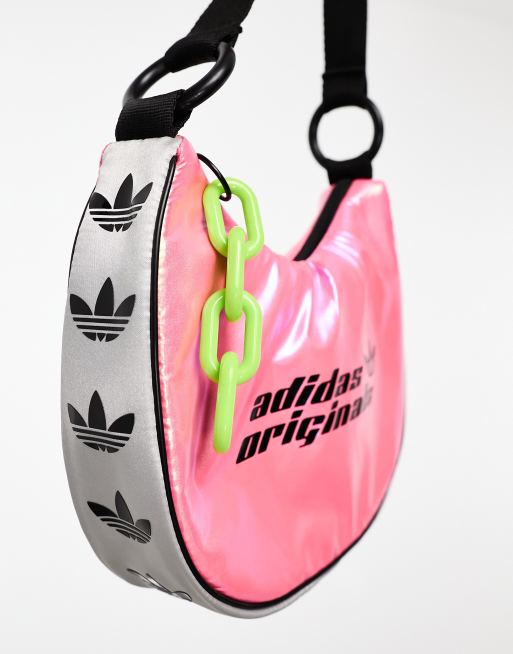 adidas Puffy Satin Mini Shoulder Bag - Silver | Women's Lifestyle | adidas  US