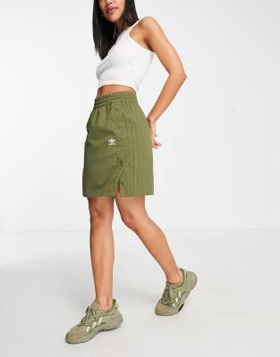 adidas green skirt