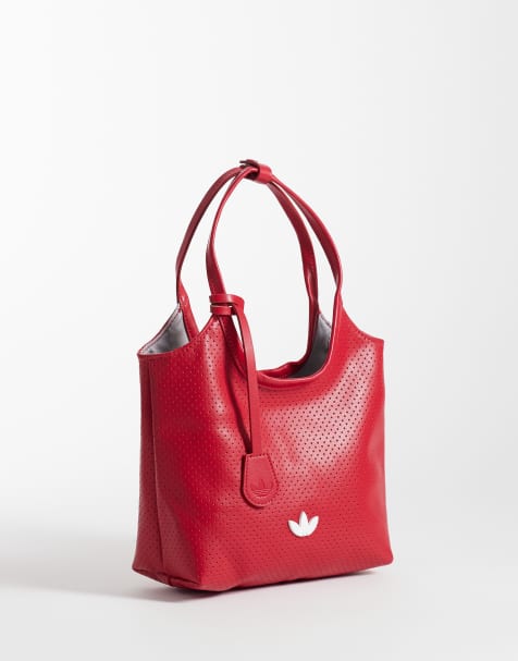 adidas Originals mini tote bag in burgundy - view 1