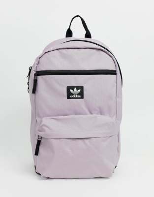 purple adidas backpack