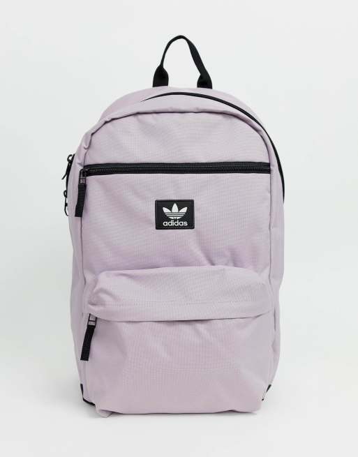 adidas Originals mini trefoil backpack with light purple | ASOS