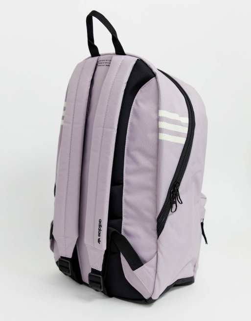 adidas Originals mini trefoil backpack with light purple