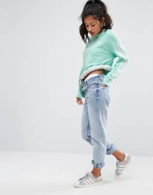 mint green adidas sweatshirt