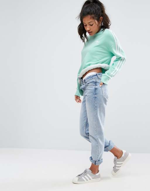 Originals mint 2025 three stripe sweatshirt