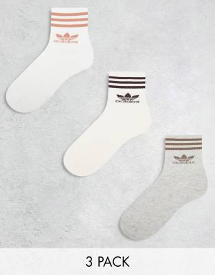 adidas Originals - Mittelhohe Socken in neutralen Farben-Bunt