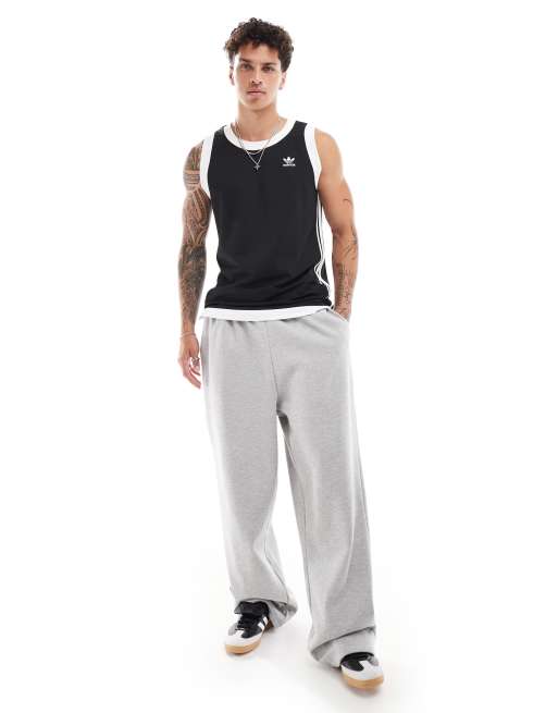 adidas Originals mock eyelet vest in black | ASOS
