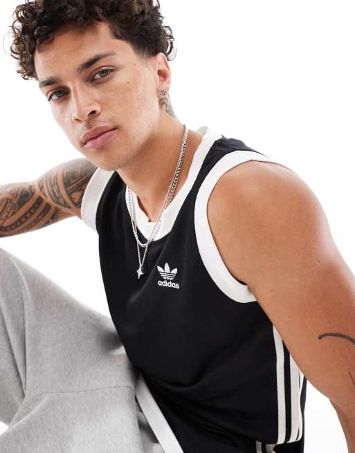 トップスその他 adidas Eyelet Vest Black IZ1830 adidas Adicolor Mock Eyelet Vest - Black | Free Shipping