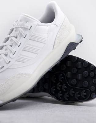 adidas white sole trainers