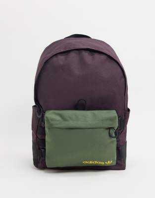 adidas burgundy backpack