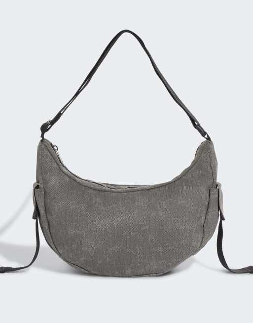 adidas Originals – Mondförmige Tasche in verwaschenem Schwarz, 2 von 4