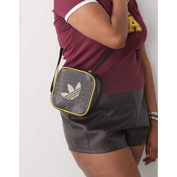 adidas Originals mono diamond bag in brown | ASOS