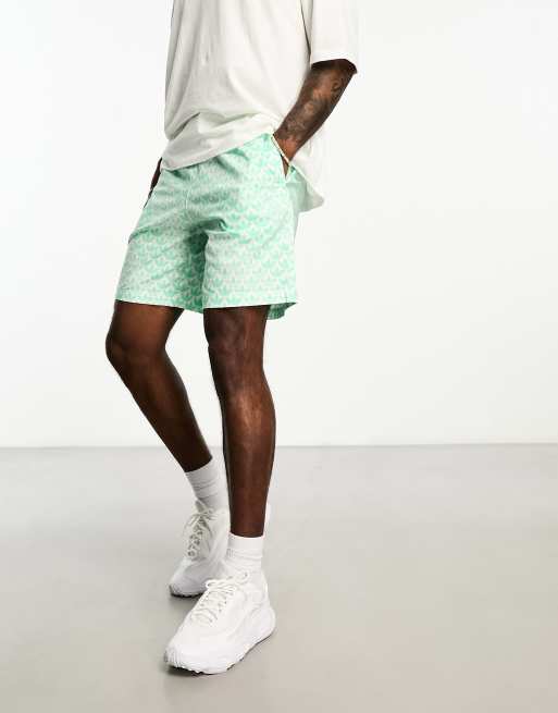 in Originals ASOS adidas Monogram shorts AOP | green