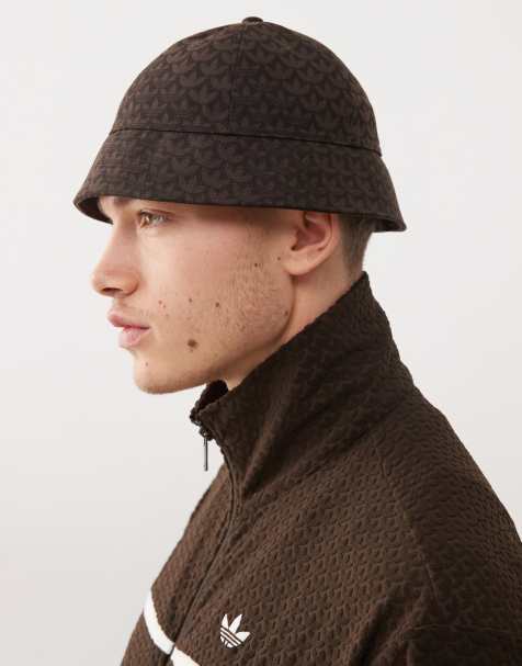 adidas Originals Monogram Bucket Hat in brown - view 1