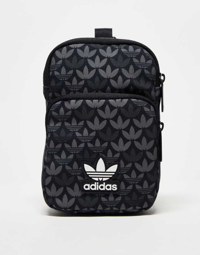 adidas Originals - monogram festival bag in black