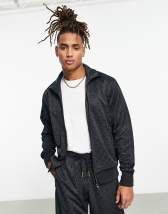 adidas Originals adicolor Next Colorado half zip sweatshirt in black