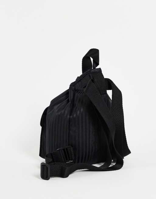 adidas Originals monogram mini backpack in black, 2 of 4