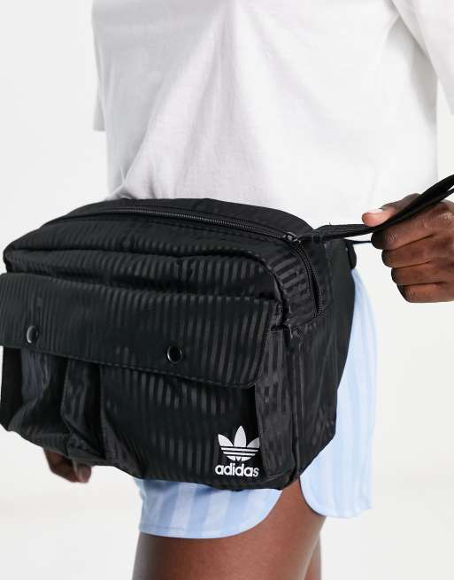 adidas Monogram Waist Bag - Black, Unisex Lifestyle