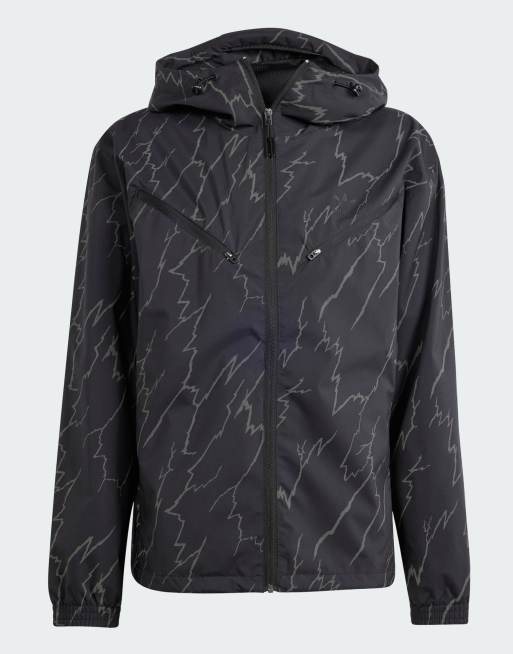 Adidas windbreaker marble sales print