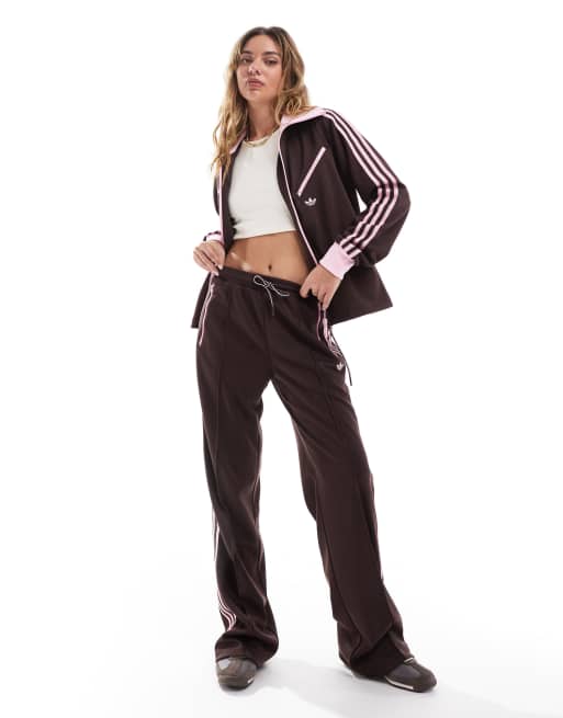 adidas Originals – Montreal – Bruna träningsbyxor i 70-talsstil