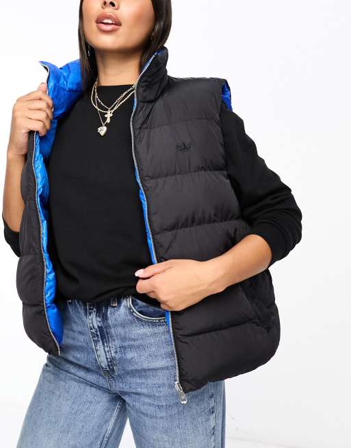 adidas Originals - Mouwloos winterjack in zwart