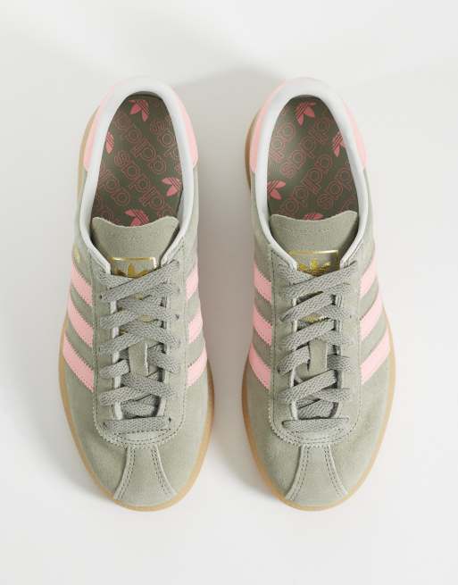 adidas Originals – Muenchen – Sneaker in Grün und Rosa , 3 von 5