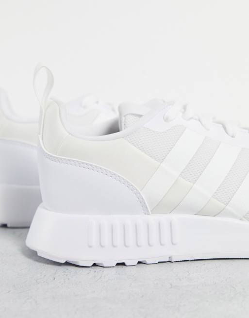 adidas Originals Multix sneakers in triple white | ASOS