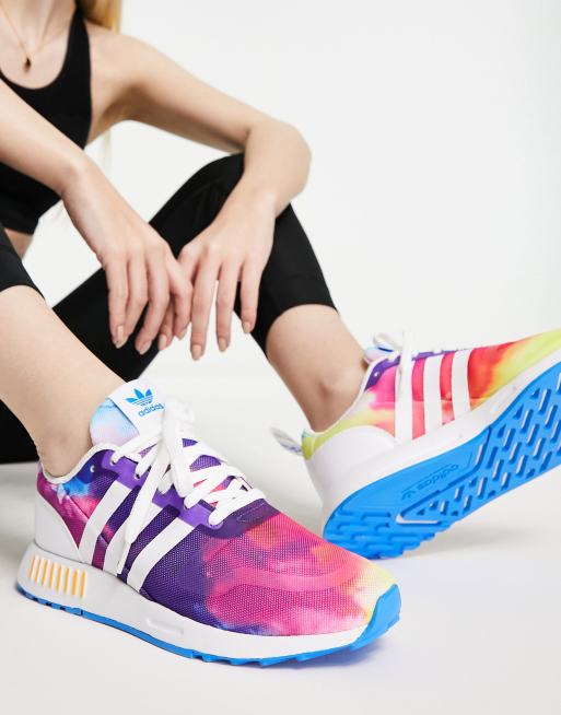 Laboratorio ayudar Por cierto adidas Originals Multix sneakers in white with multi color pops | ASOS