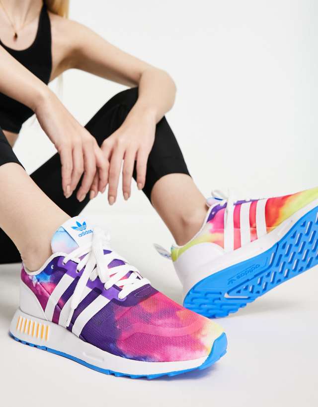 adidas Originals Multix sneakers in white with multi color pops