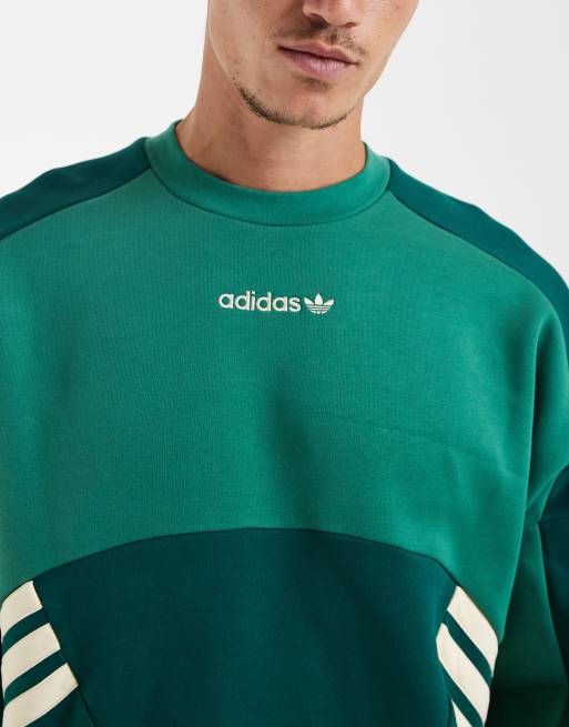 adidas Originals – München 93 – Sweatshirt in College-Grün mit Rundhalsausschnitt, 3 von 5
