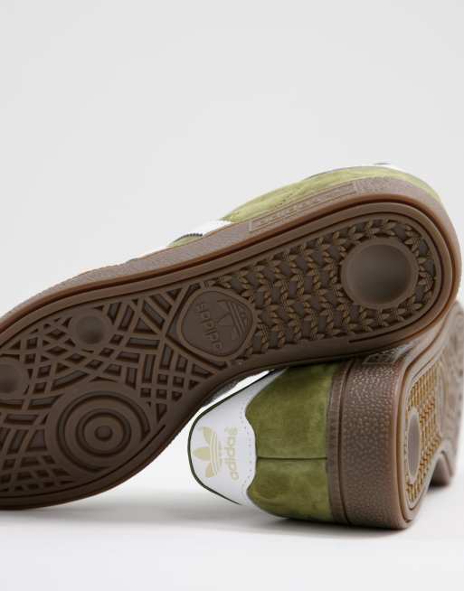 adidas Originals - Munchen - Baskets à semelle en caoutchouc - Vert, 3 de 4