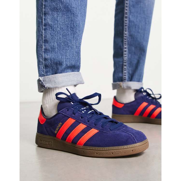 adidas Originals Munchen Baskets avec semelle en caoutchouc