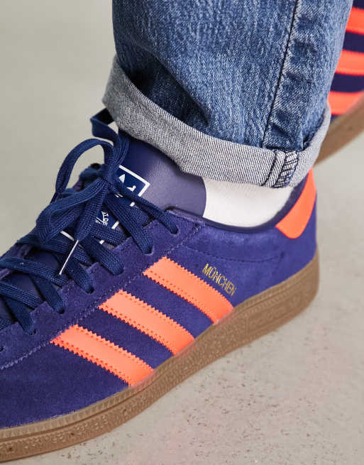 Adidas blau store rote streifen