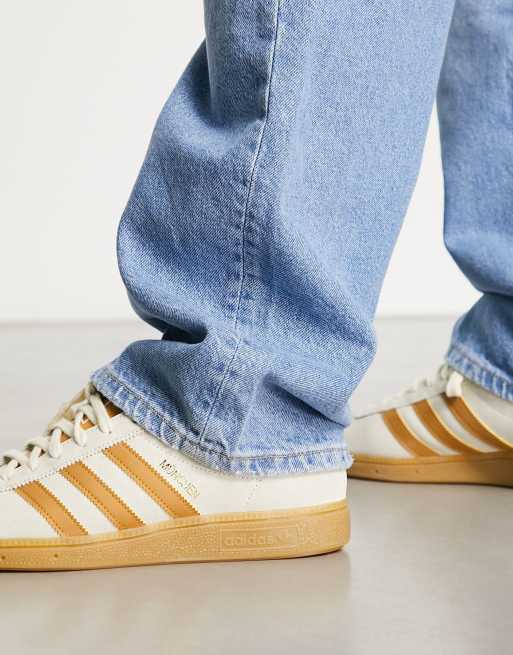 adidas Originals Munchen Sneaker in WollweiB mit Gummisohle ASOS