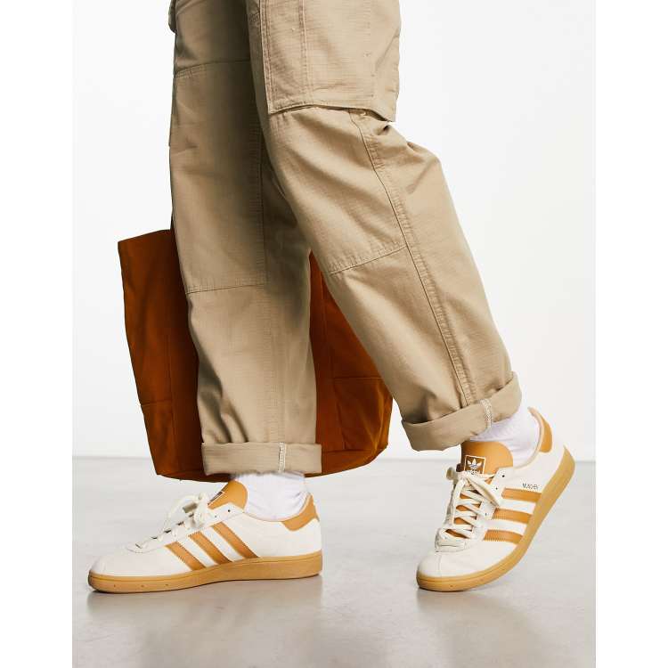 Originals Munchen sneakers cream and brown | ASOS